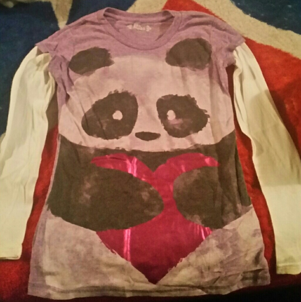 A long sleeve panda shirt